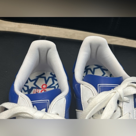 Adidas Superstar Vintage men’s sneakers. Patriotic colors: blue red white. 11.5 - Picture 4 of 10